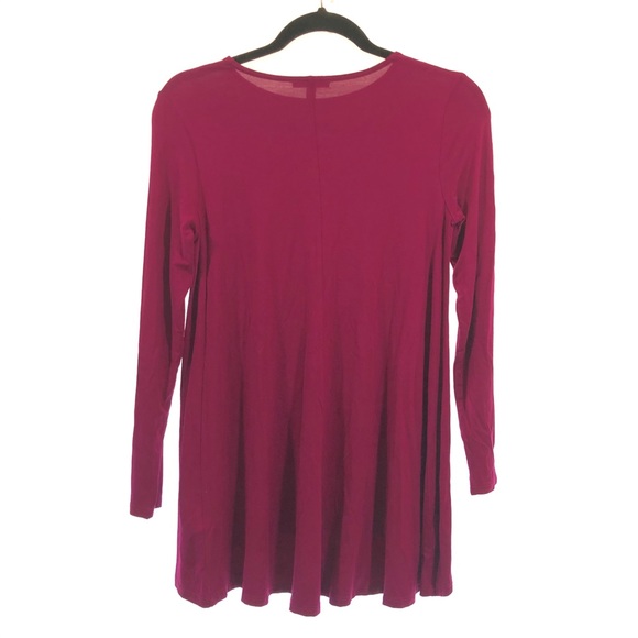 Eileen Fisher PS Purple Long Sleeve Petite Blouse - Picture 2 of 5